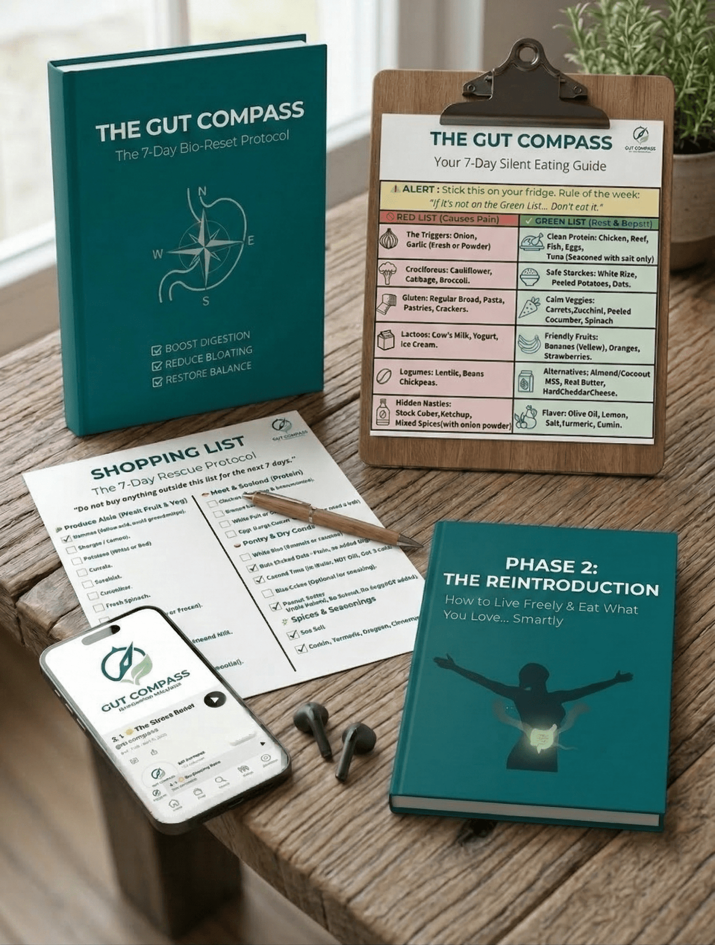 The Gut Compass: 7 - Day Flat Belly Protocol - Gut Compass